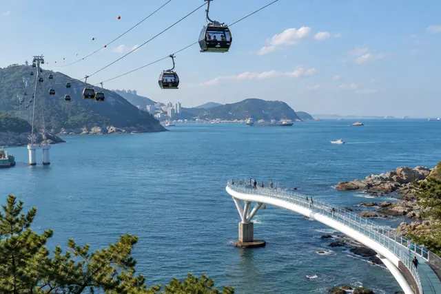 松島の海上ケーブルカー