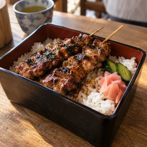 ハセガワストアのやきとり弁当