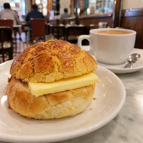 バター入りパイナップルパン