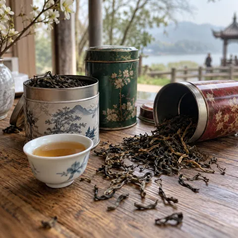 茶葉と茶器