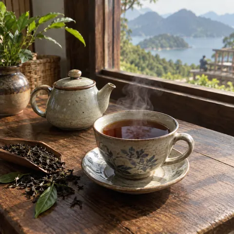 サバ茶の紅茶