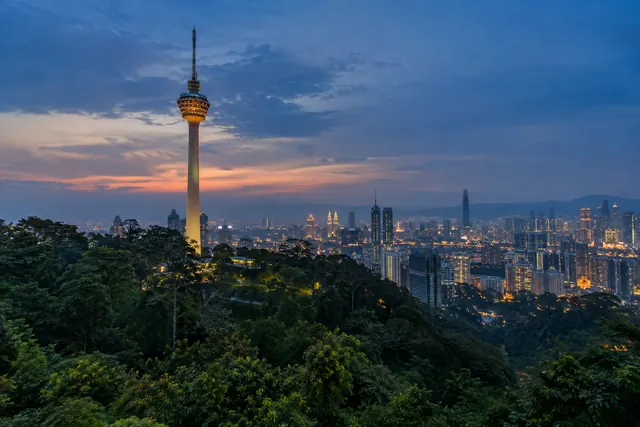 KLタワーと夜景