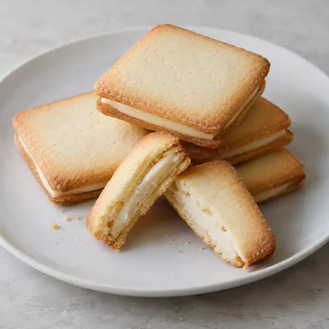 白い恋人風の焼き菓子