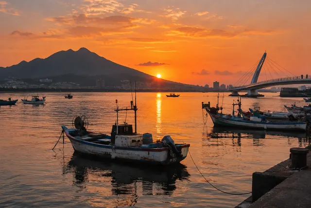 淡水の夕日