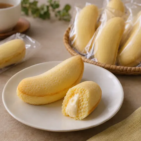 バナナ味の洋菓子